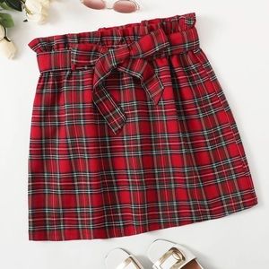 SHEIN Plaid Skirt